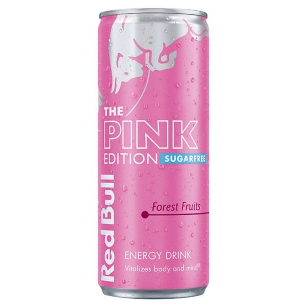 Buy Red Bull Pink Forest Fruits Sugar Free Can 250ml wholesale