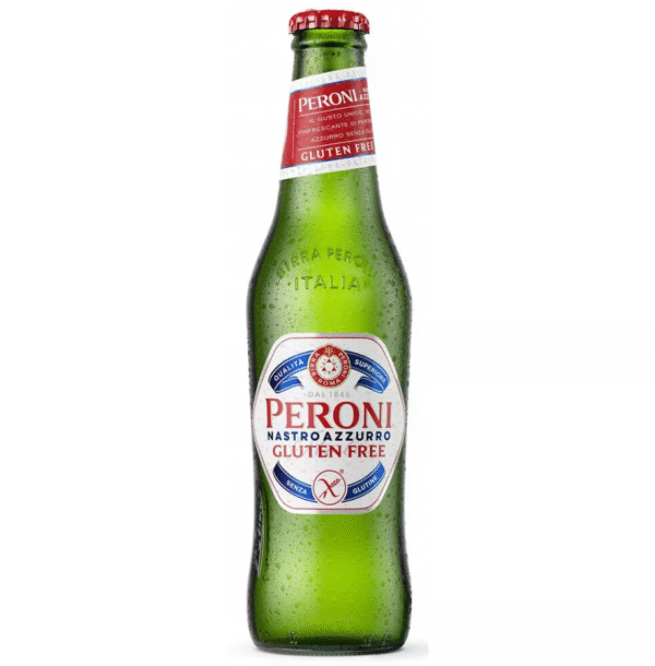 Buy Peroni Nastro Azzurro GF 5% ABV Beer 330ml Glass Bottles wholesale