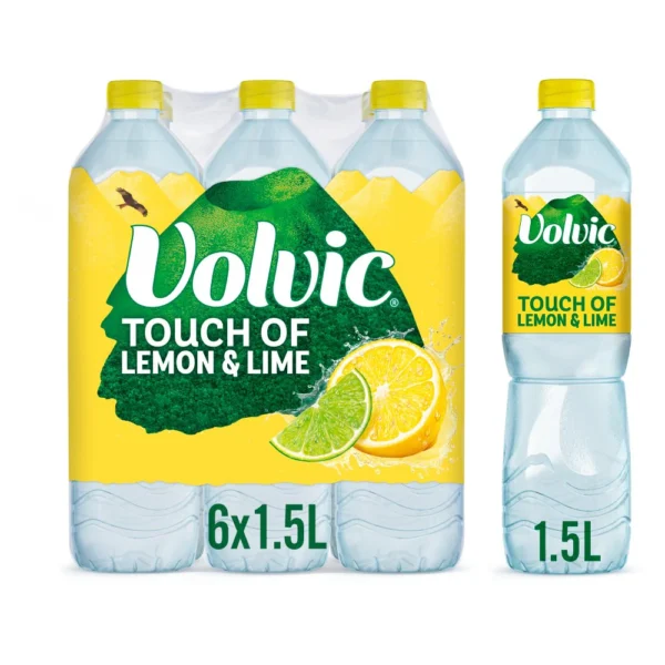 Volvic Touch of Lemon & Lime 6 x 1.5L Wholesale Suppliers - Image 2