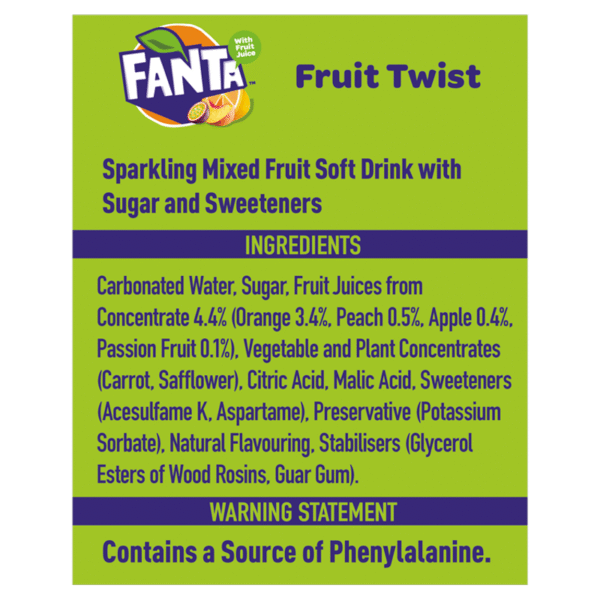 Fanta Fruit Twist 330ml Wholesale Suppliers - Image 3