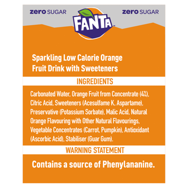 Fanta Orange Zero 500ml Wholesale Suppliers - Image 2