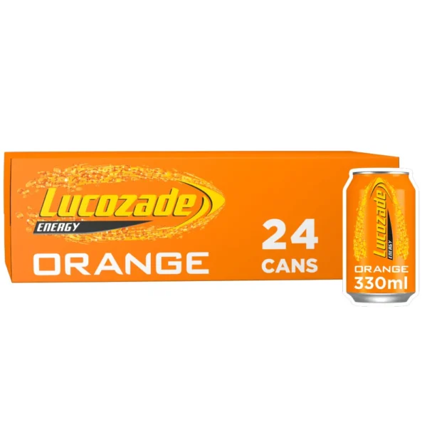 Lucozade Energy Orange Cans 24 x 330ml Wholesale Suppliers - Image 2