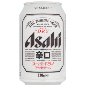Buy Asahi Super Dry 5.2% ABV Beer 330ml Can wholesale