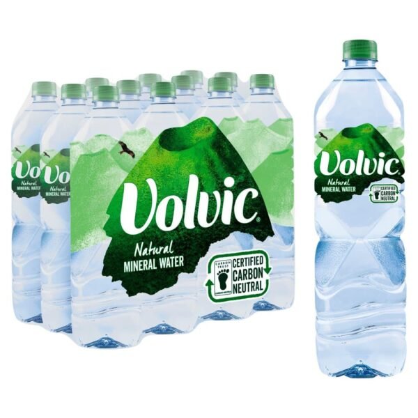 Volvic Natural Mineral Water 12 × 1.5L Wholesale Suppliers - Image 2